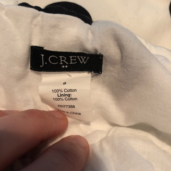 JCrew Black and White Polka Dot Dress - Picture 5 of 5